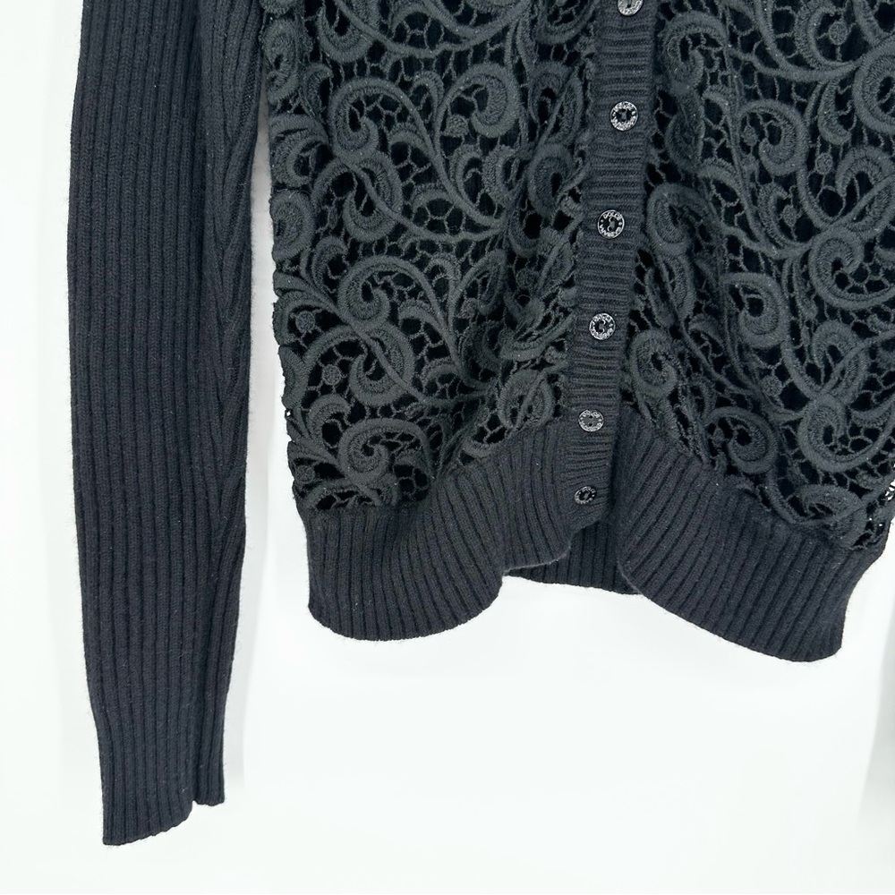 Dolce & Gabbana Cashmere Lace Button up Cardigan - Picture 2 of 12